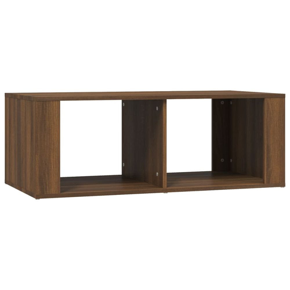 Vidaxl Konferenčný stolík hnedý dub 100x50x36 cm spracované drevo